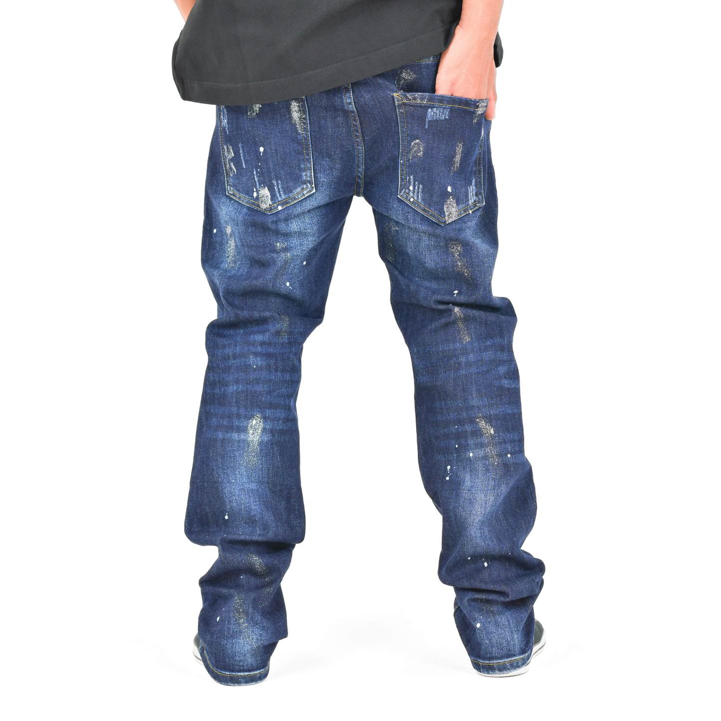 Silver Strike Ripped Denim