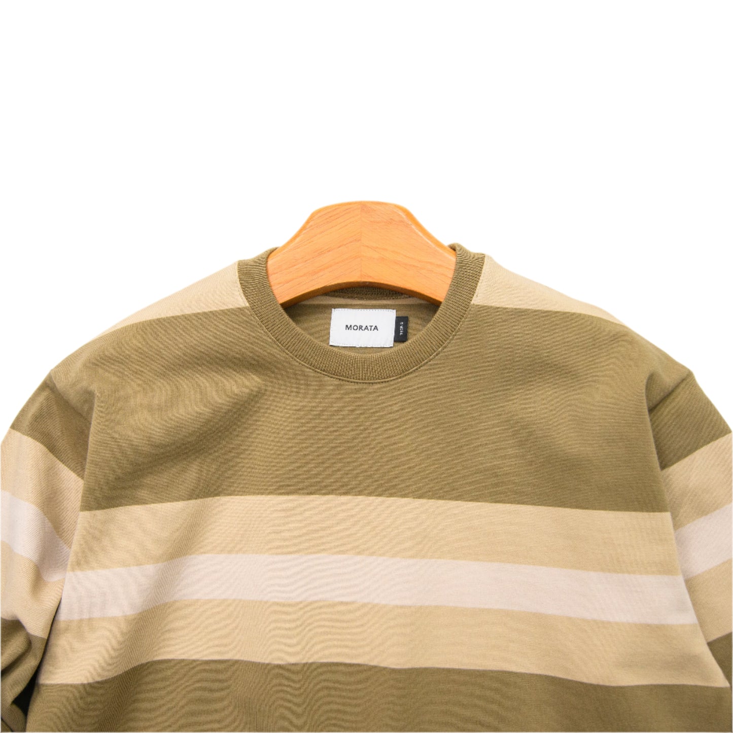 Vintage Stripe Loose Long-sleeve T-shirt.