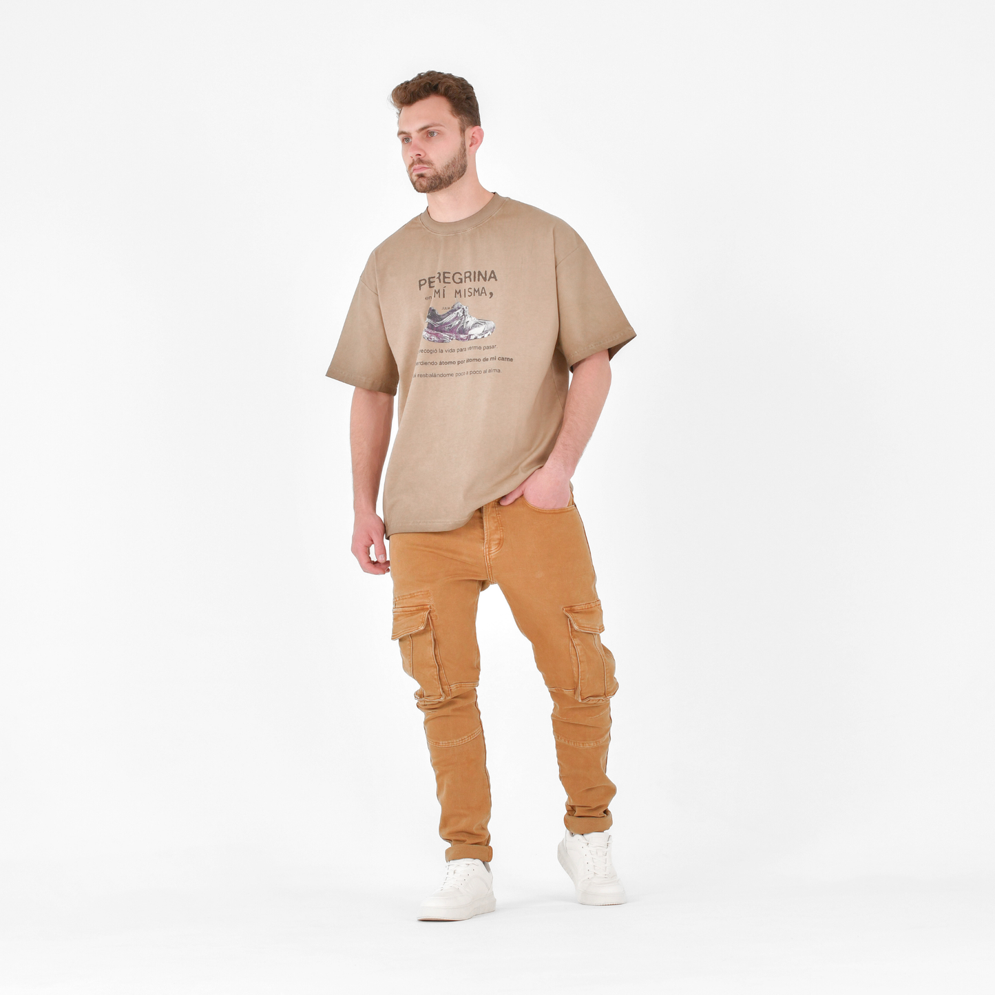 Desert Clay Tactical Cargo Jean