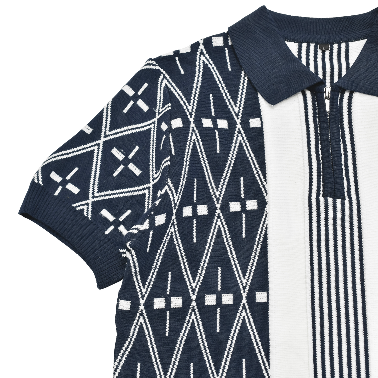 Heritage Diamond Knit Polo Shirt Collection