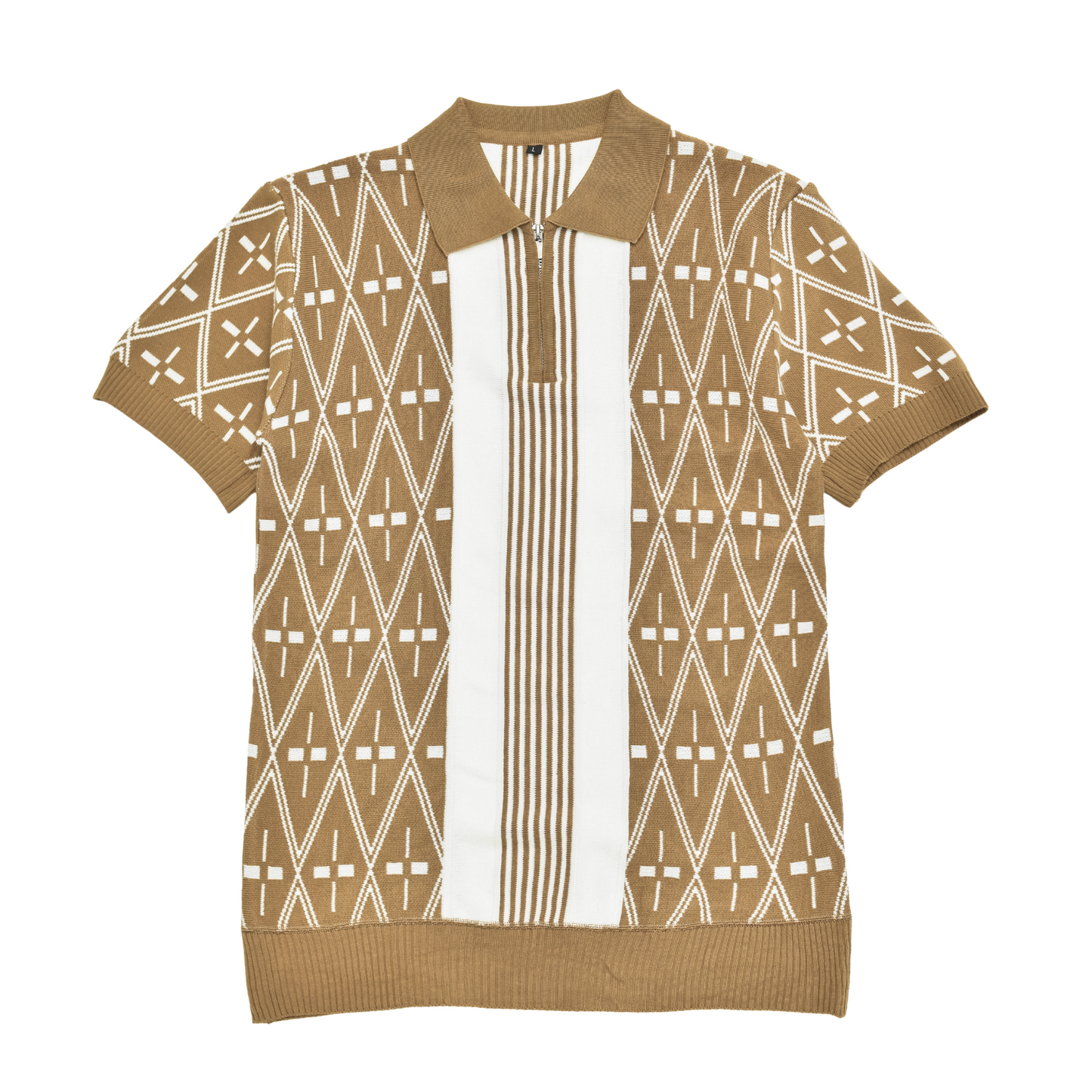 Heritage Diamond Knit Polo Shirt Collection