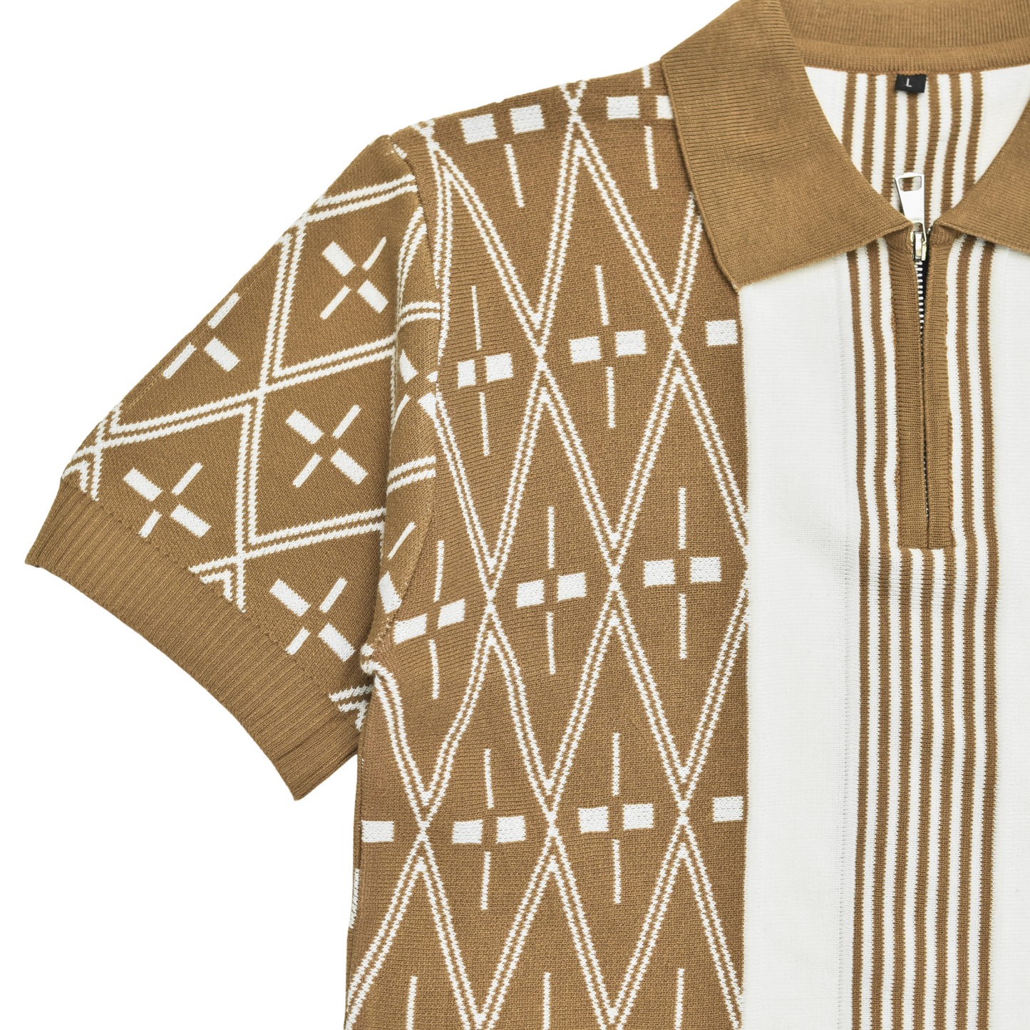Heritage Diamond Knit Polo Shirt Collection