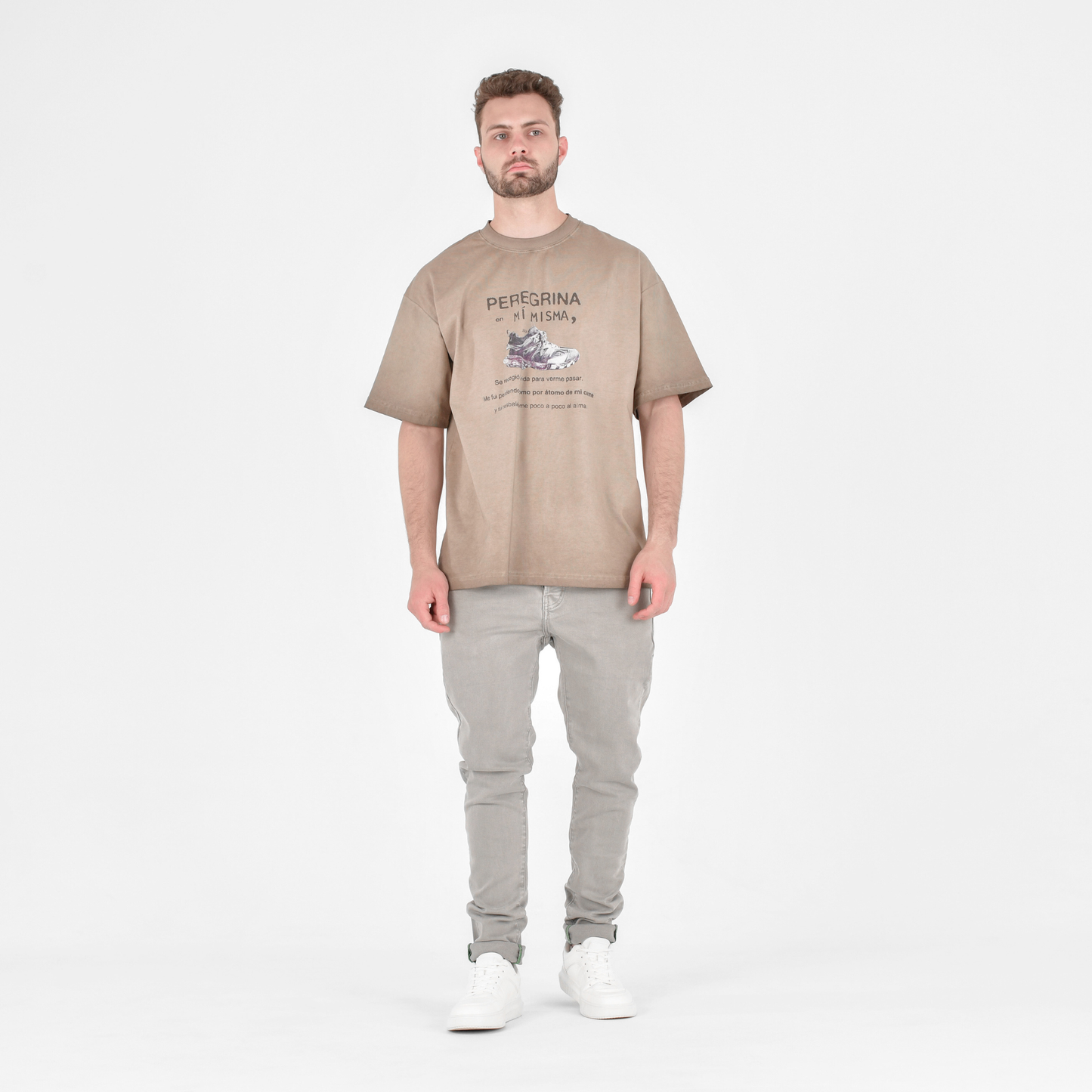 Ash Mist Slim Stretch Denim