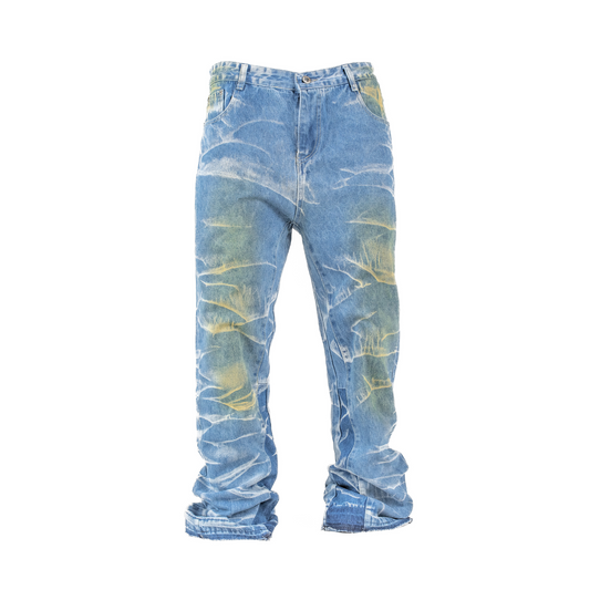 Thunder Acid Wash Stacked Denim