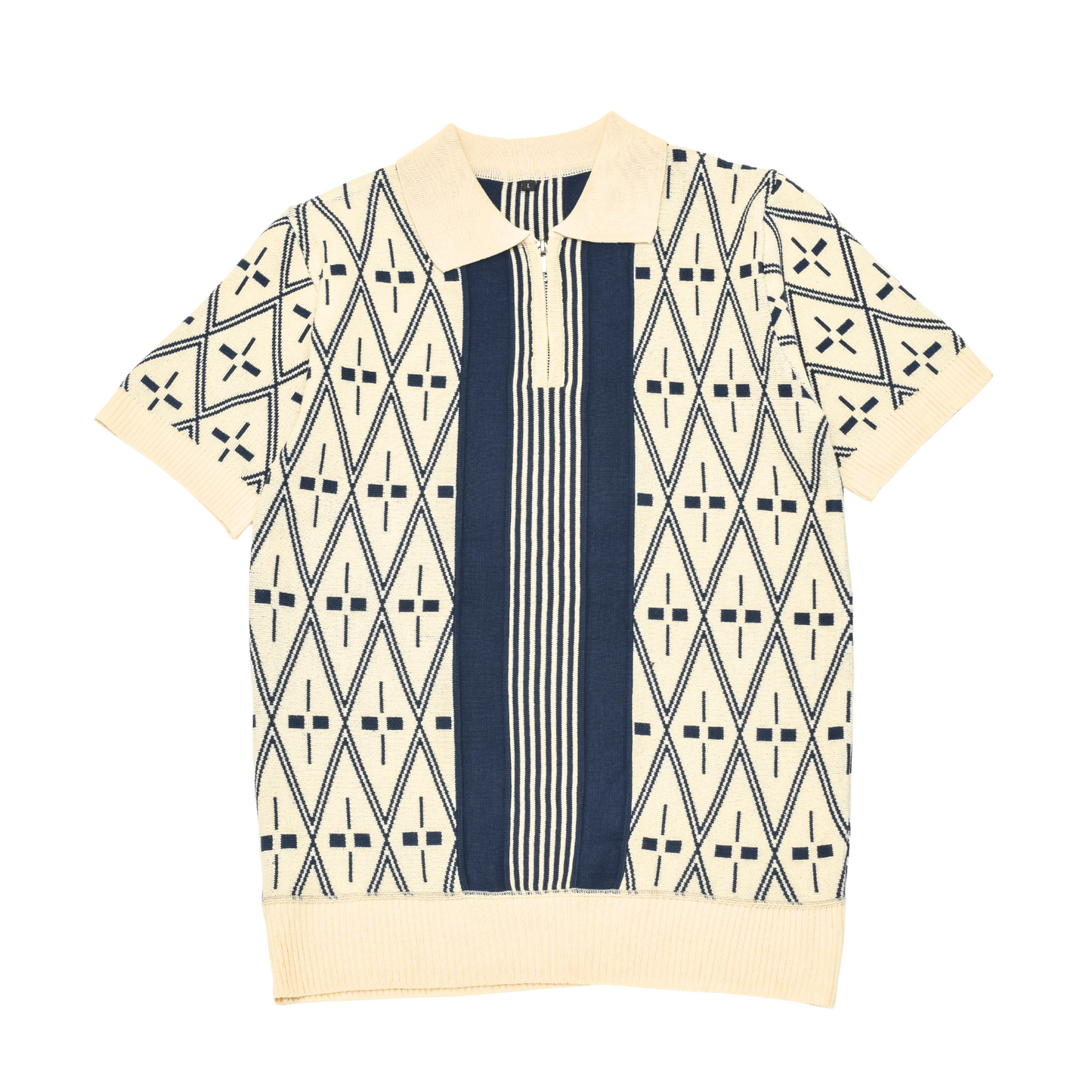 Heritage Diamond Knit Polo Shirt Collection