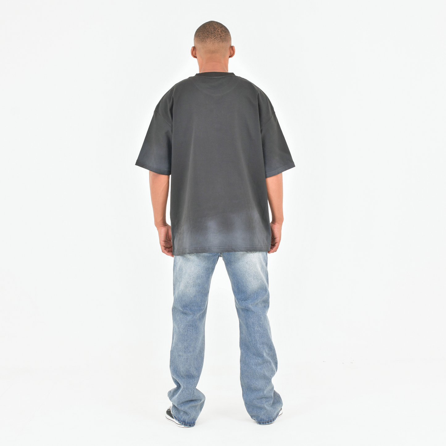 Men’s Rugged Distressed Patchwork Jeans