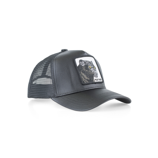 Midnight Panther Stealth Trucker Cap