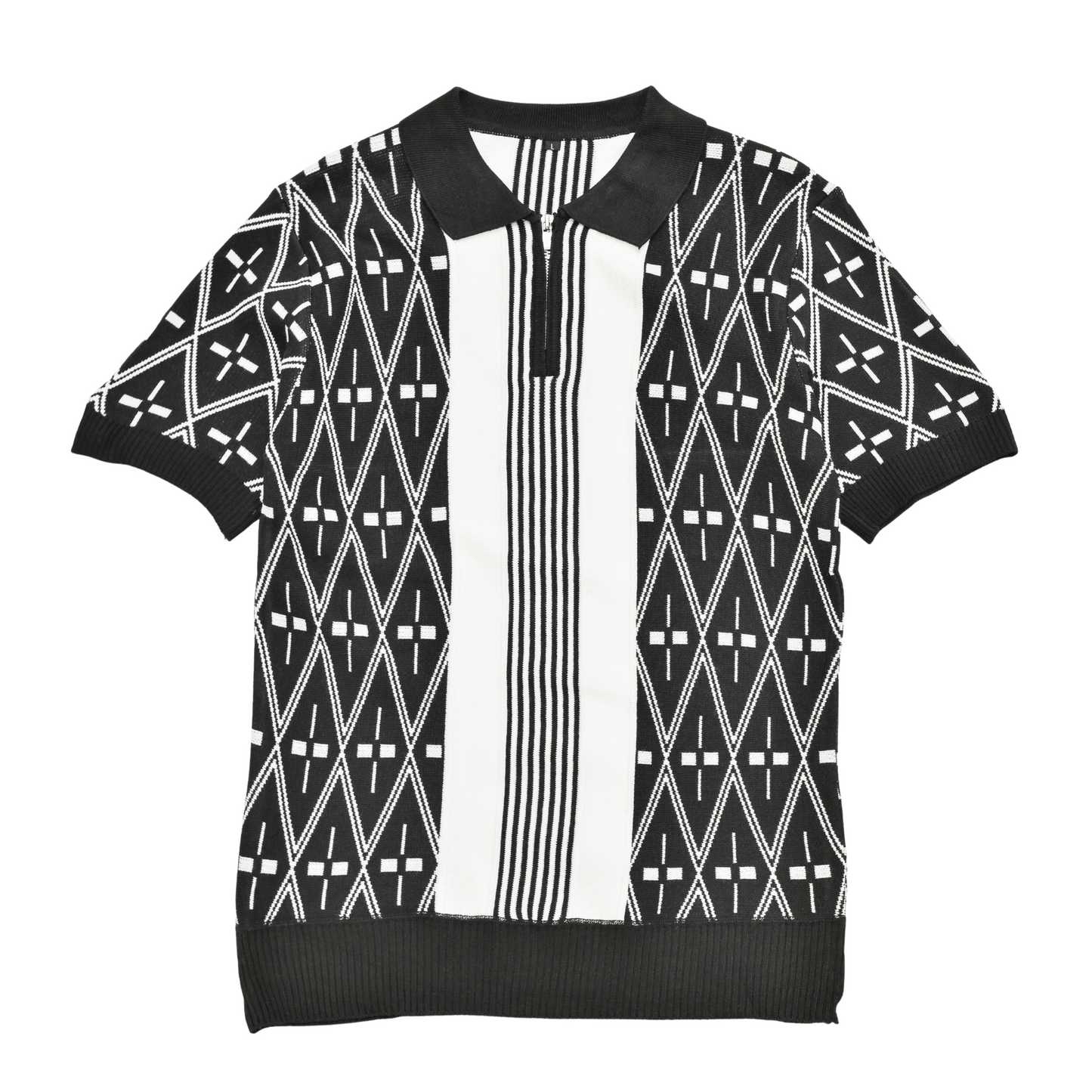 Heritage Diamond Knit Polo Shirt Collection