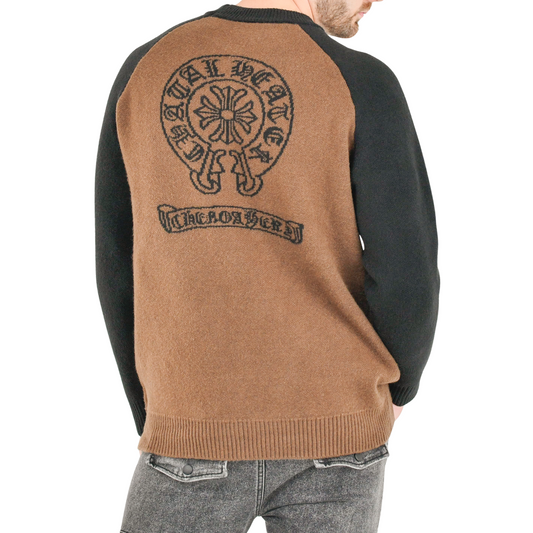 Two-Tone Heritage Knit Sweater