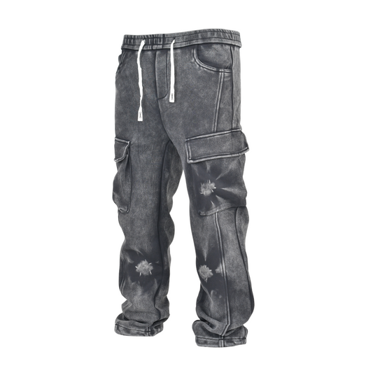 Ash Fade Cargo Jogger Pants
