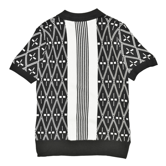 Heritage Diamond Knit Polo Shirt Collection