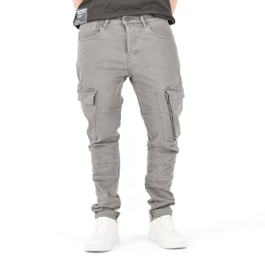 Urban Grey Tactical Cargo Jean