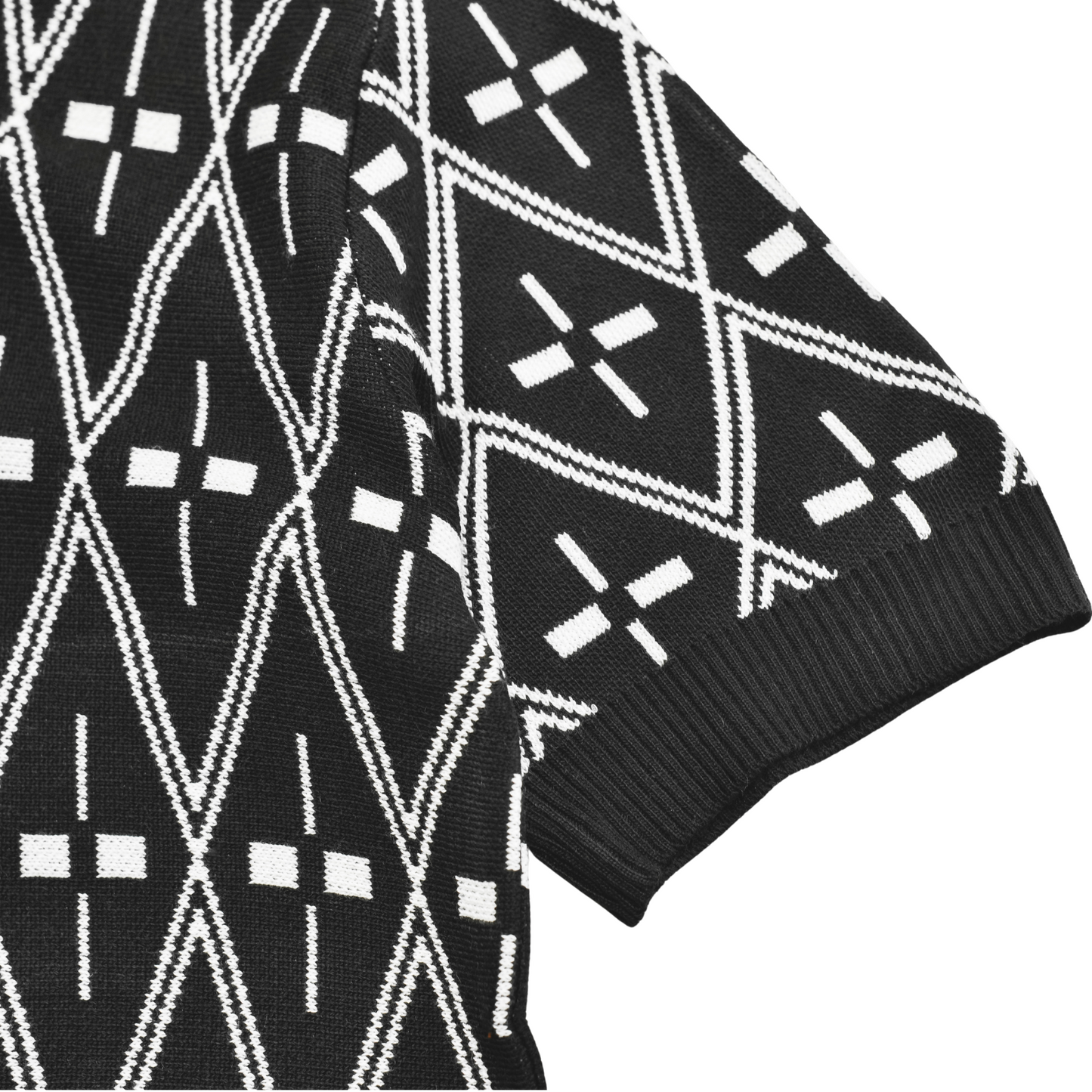 Heritage Diamond Knit Polo Shirt Collection