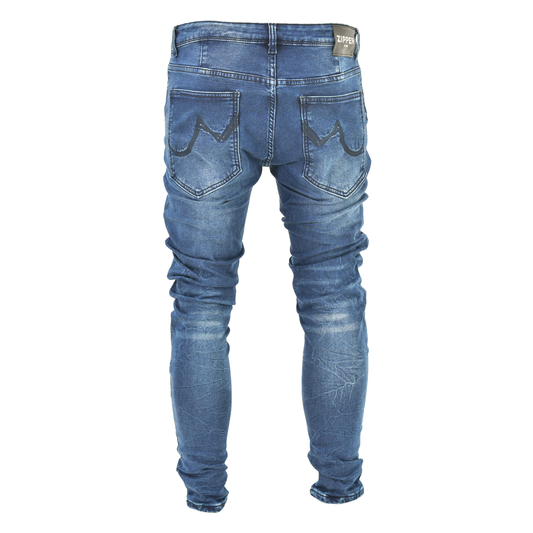 Indigo Stack Skinny Denim 3347