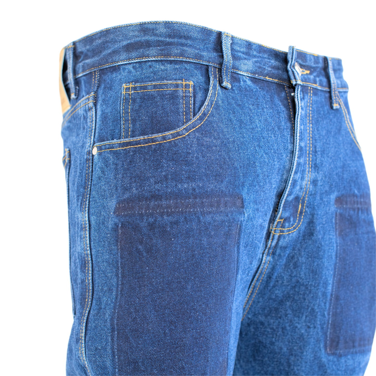 Dual Patchwork Utility Denim