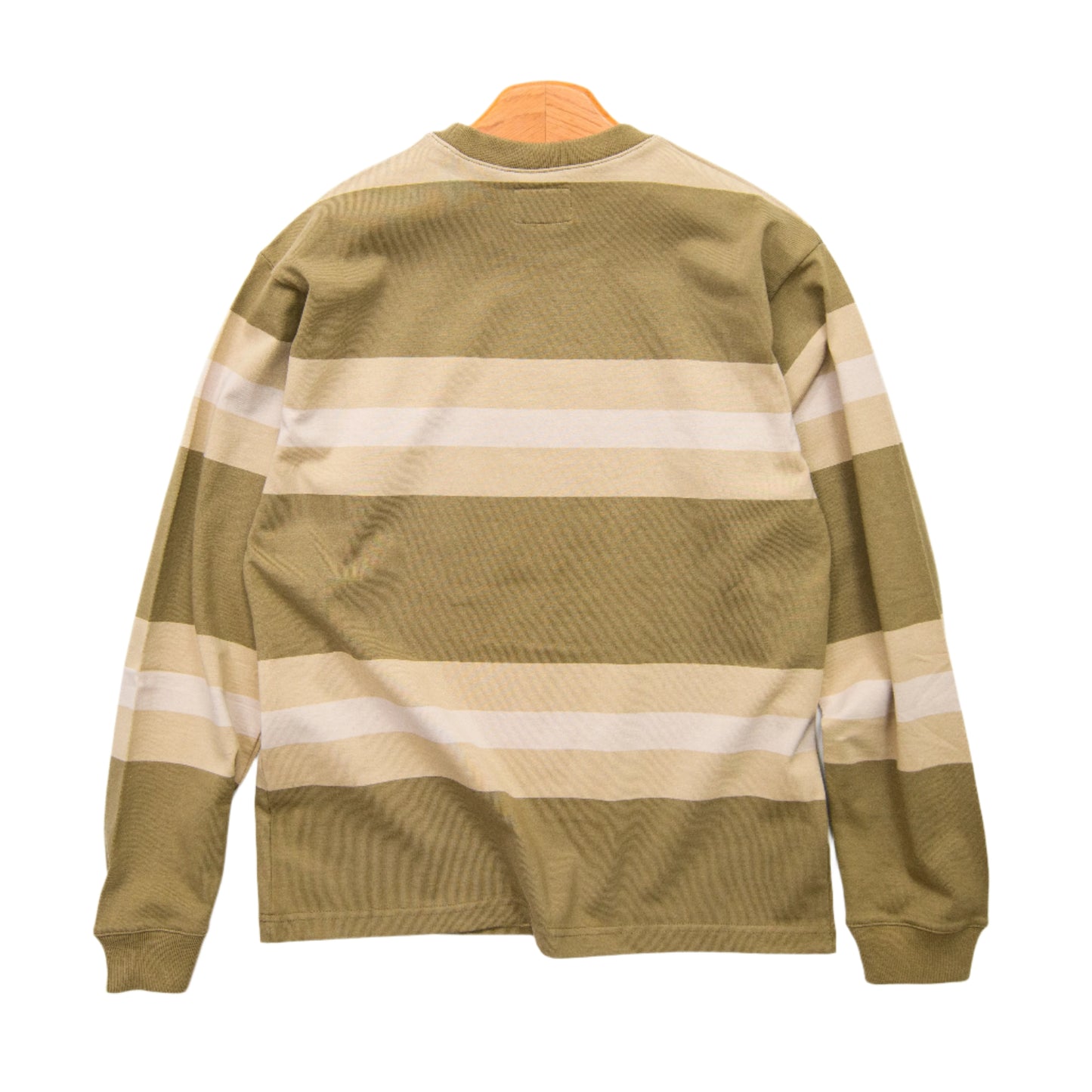 Vintage Stripe Loose Long-sleeve T-shirt.