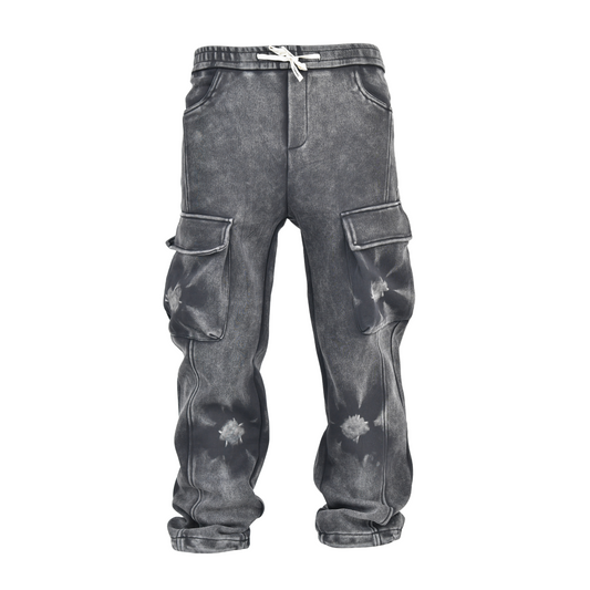 Ash Fade Cargo Jogger Pants