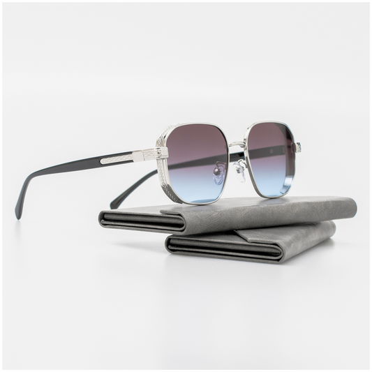 Royal Fade Gradient Square Sunglasses