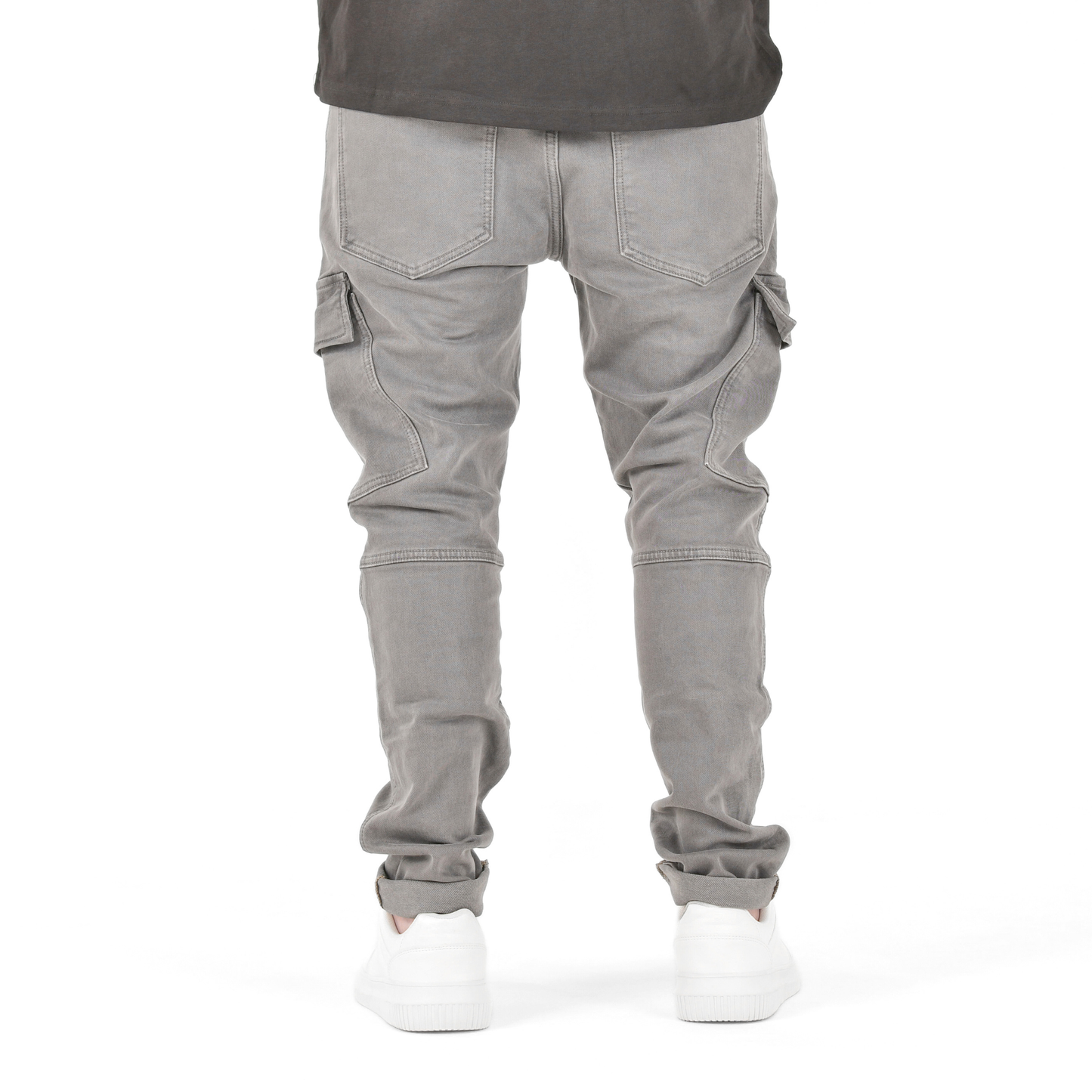 Urban Grey Tactical Cargo Jean