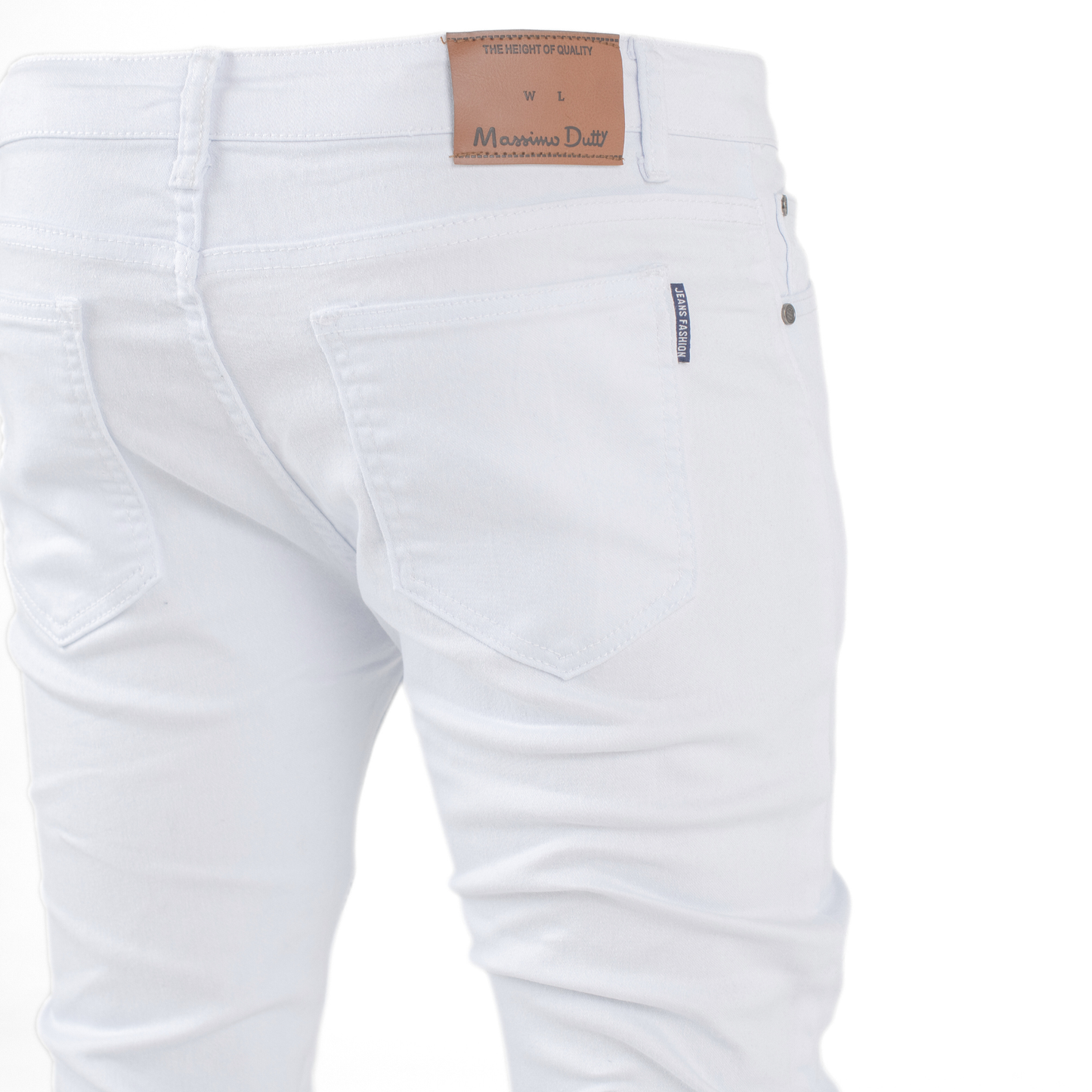 Pure Ice White Distressed Skinny Jeans