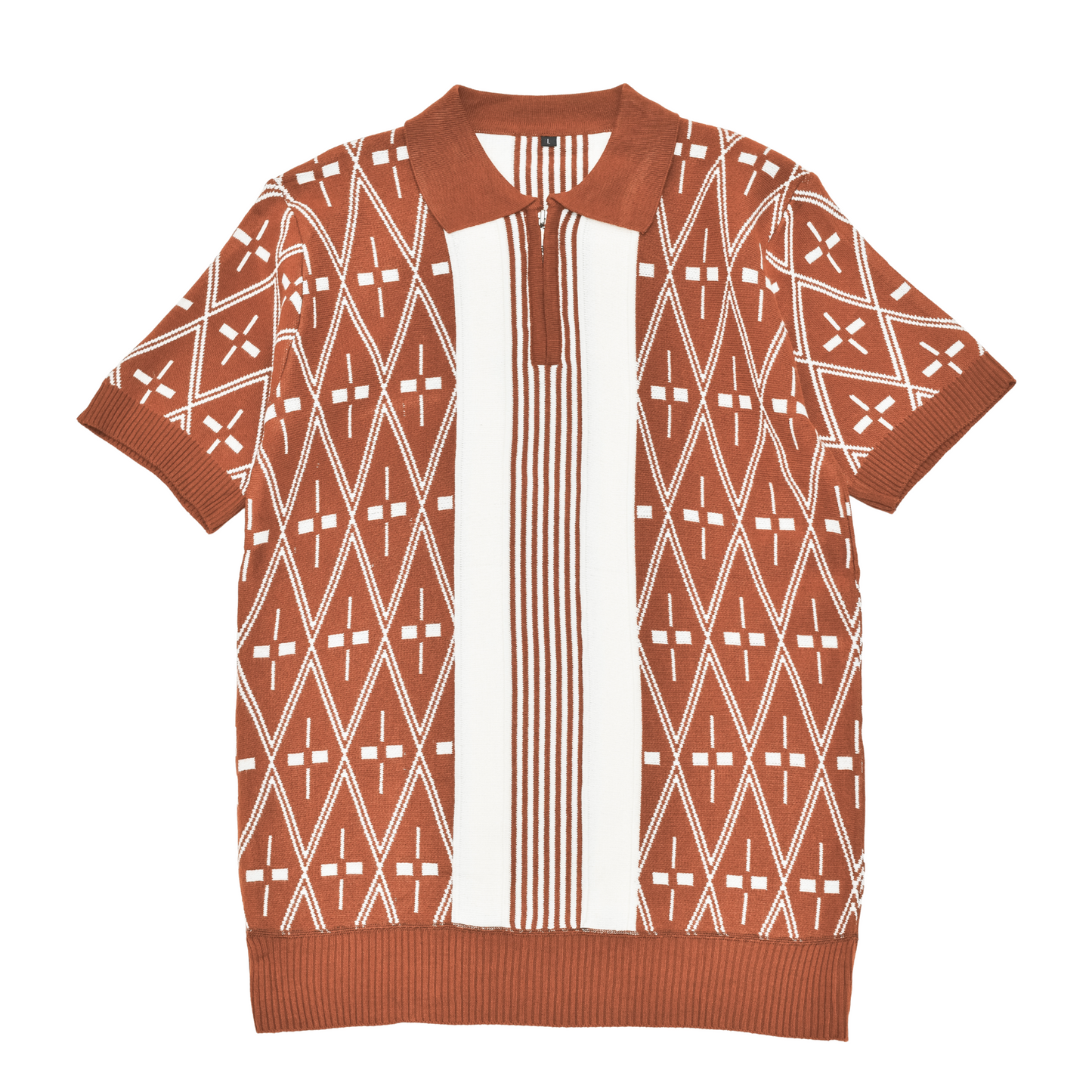 Heritage Diamond Knit Polo Shirt Collection