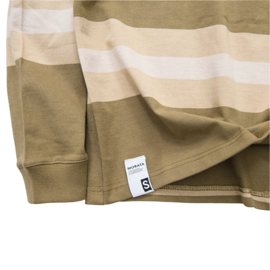 Vintage Stripe Loose Long-sleeve T-shirt.