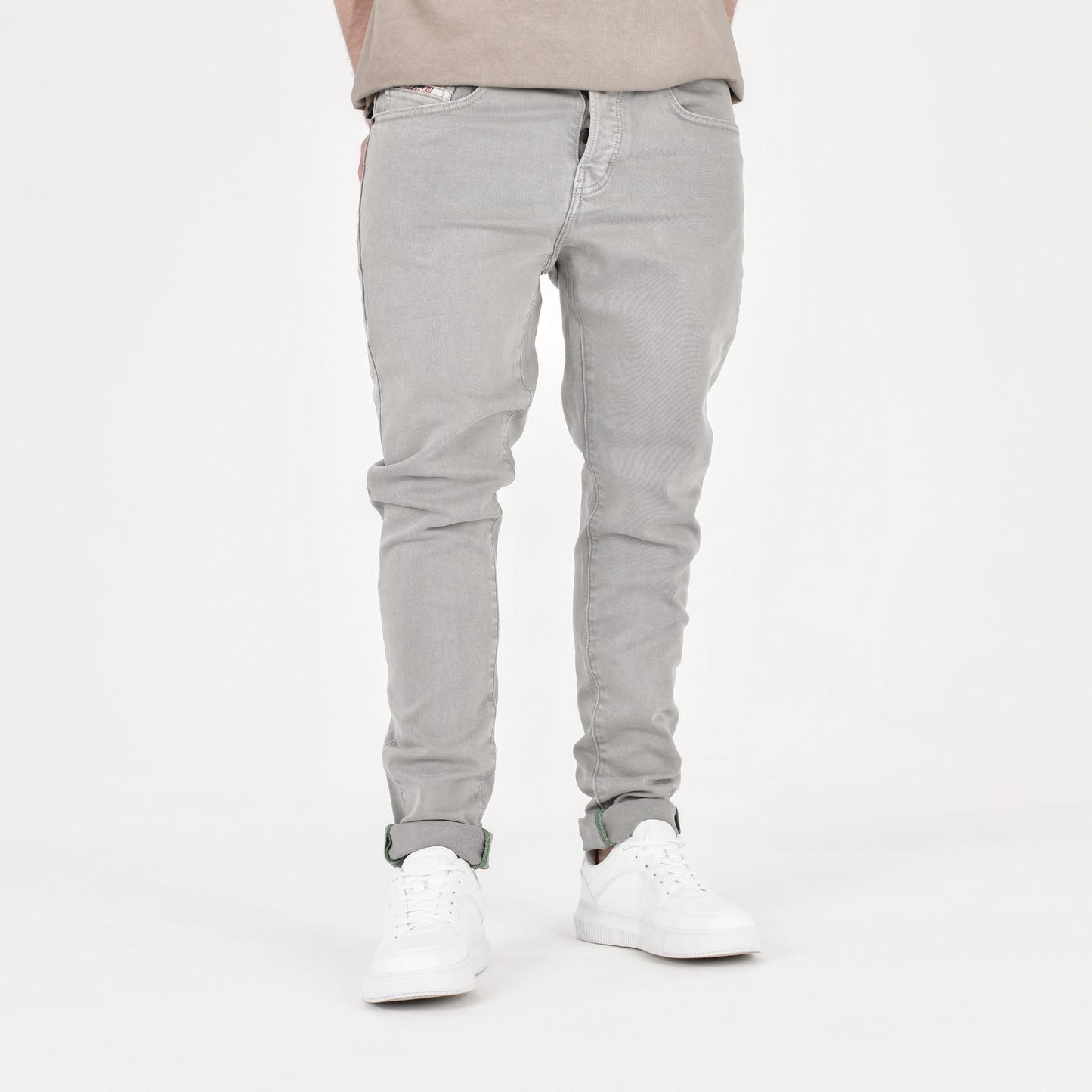 Ash Mist Slim Stretch Denim