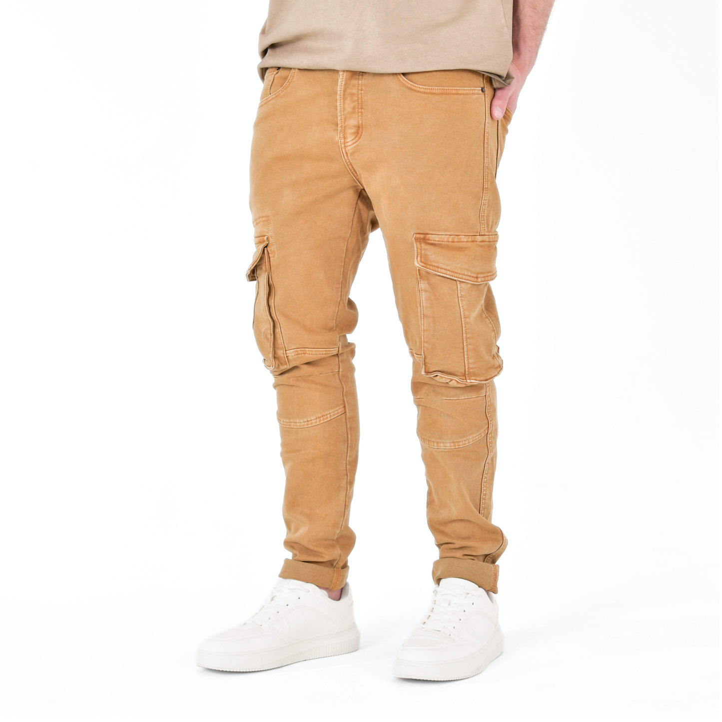 Desert Clay Tactical Cargo Jean