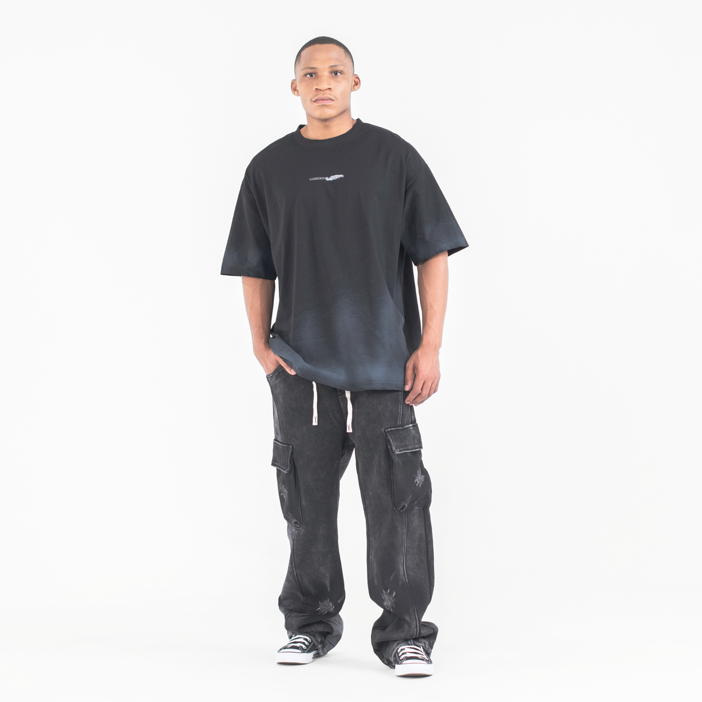 Ash Fade Cargo Jogger Pants