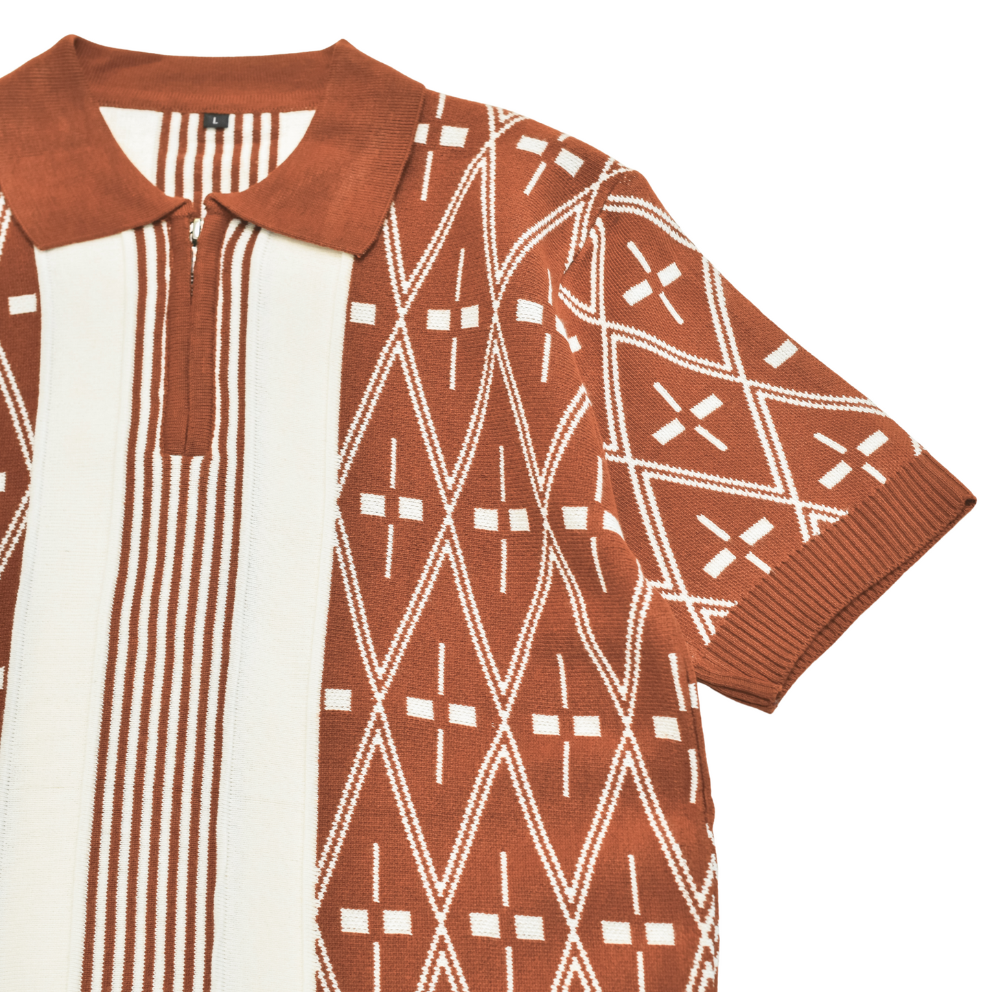 Heritage Diamond Knit Polo Shirt Collection