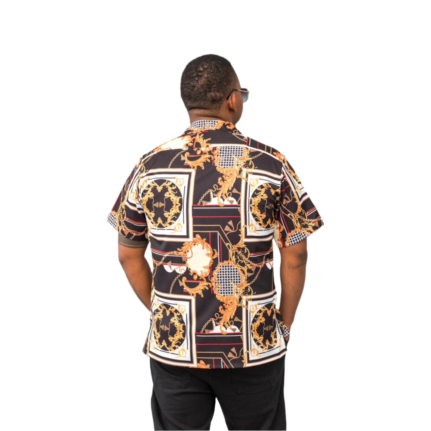 Lowkal Baroque Print Shirt