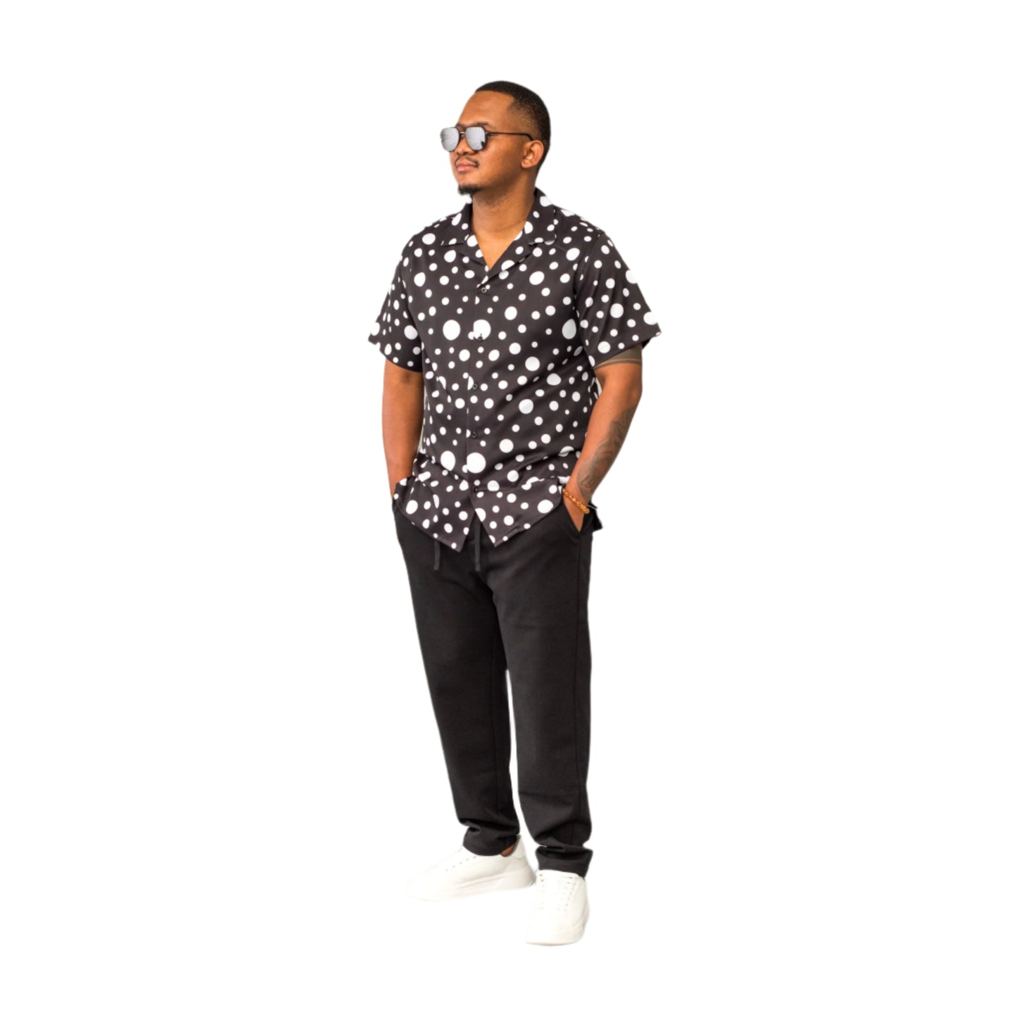 Lowkal Polka Dot Resort Shirts