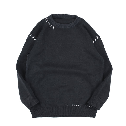 Threadline Stitch Knit Sweater