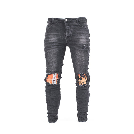 Urban Edge Black Distressed Jeans