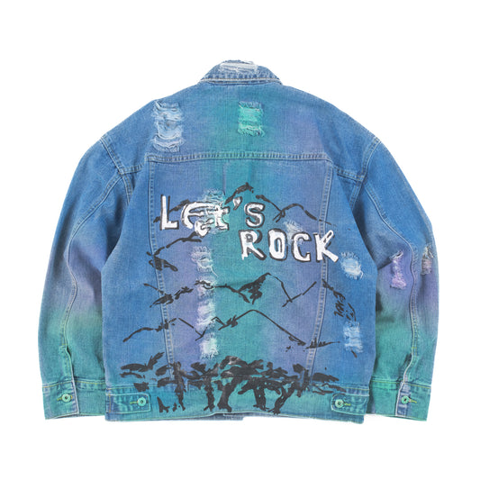Let’s Rock Cropped Denim Jacket
