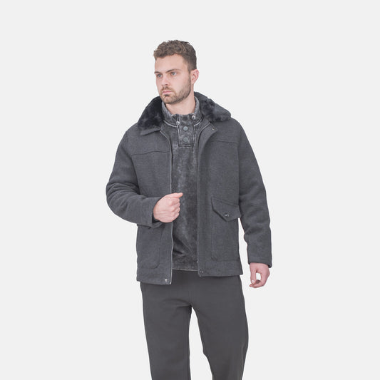 Men’s Nordic Edge Wool-Blend Jacket