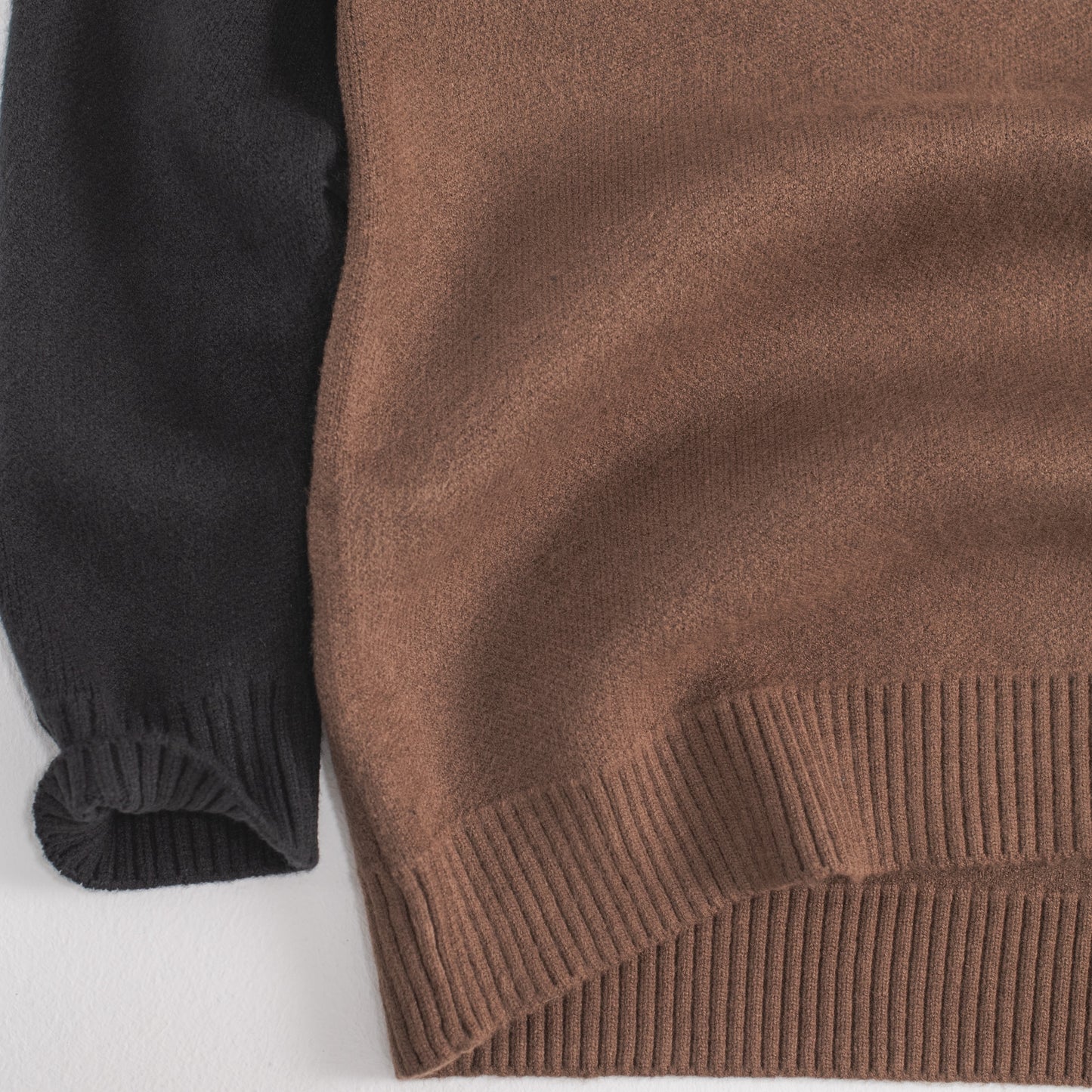 Two-Tone Heritage Knit Sweater