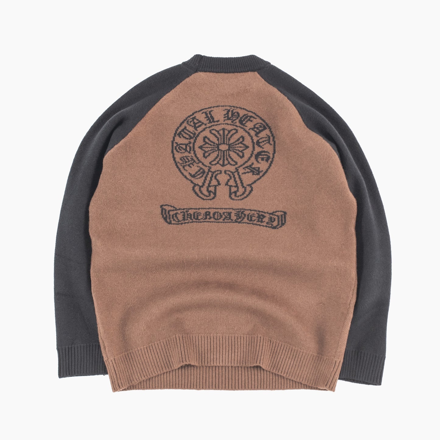 Two-Tone Heritage Knit Sweater