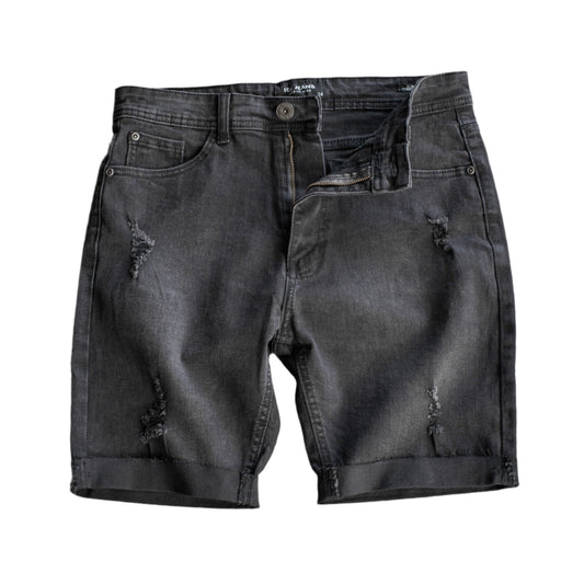 Ice Cut Off Distressed Denim Short