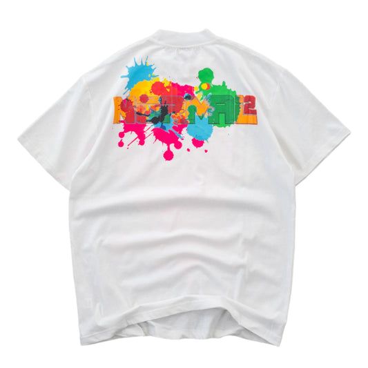 Men’s Cyberpunk Paint Splattered “Normal2” Graphic Tee