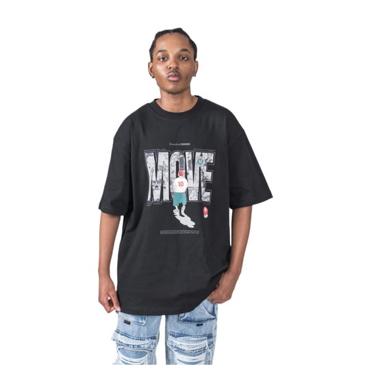 Balancr. “Move Mentality” Oversized Graphic Tee