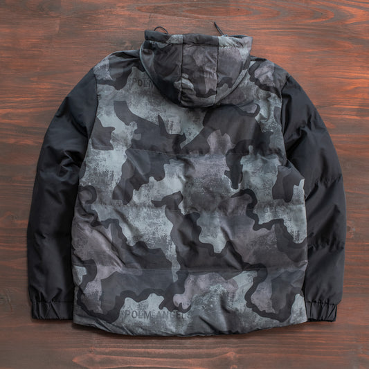 Urban Stealth Camo Puffer Jacket