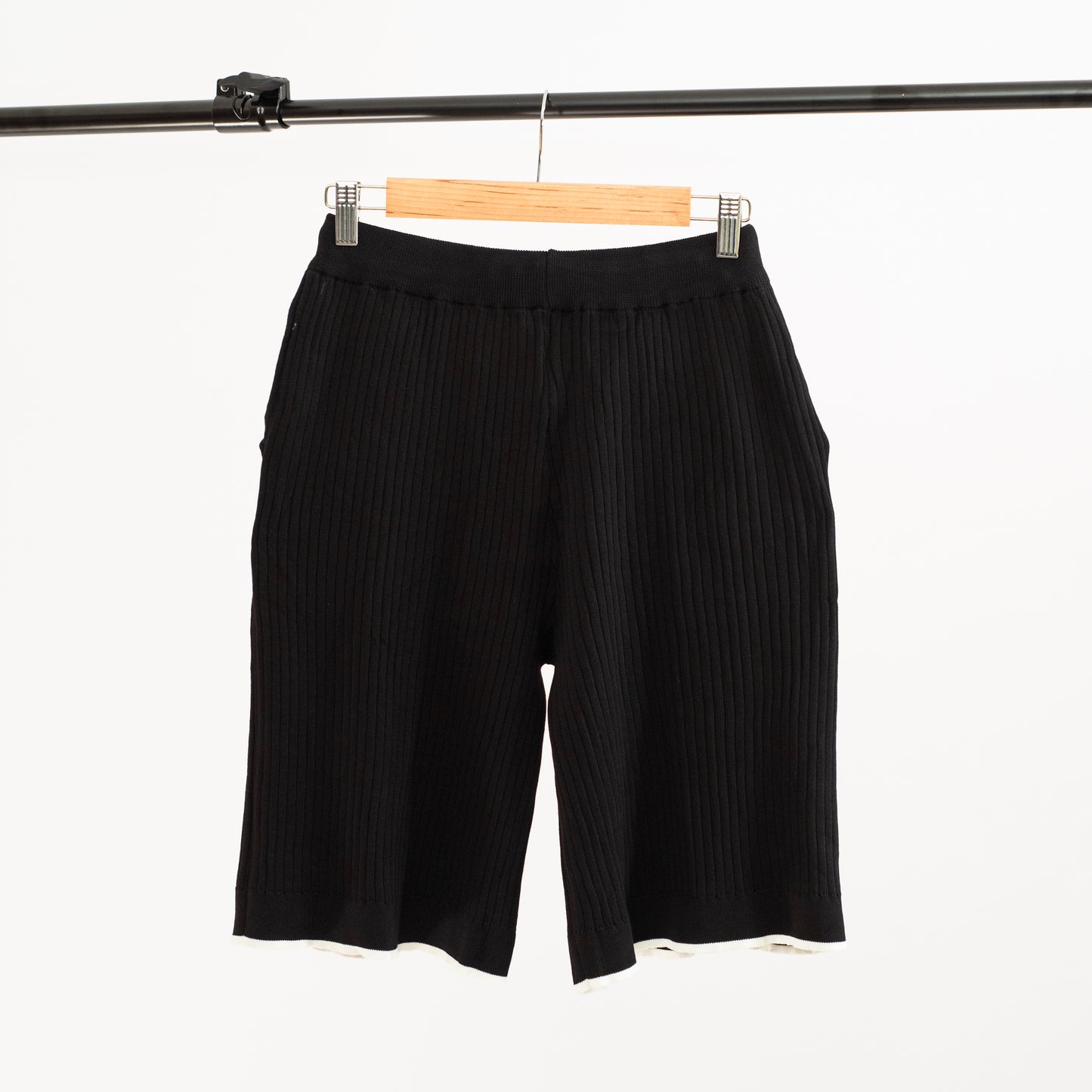 Men Knitted Button Up Shirt/ Short