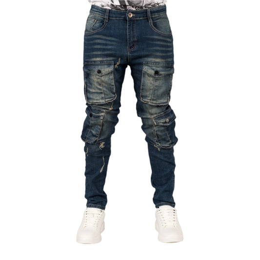 Purple Brand Vintage Cargo Denim Jeans