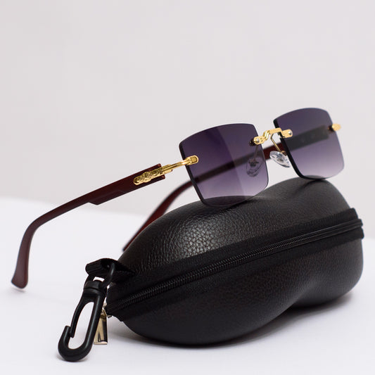 Men Classic Frameless Sunglasses