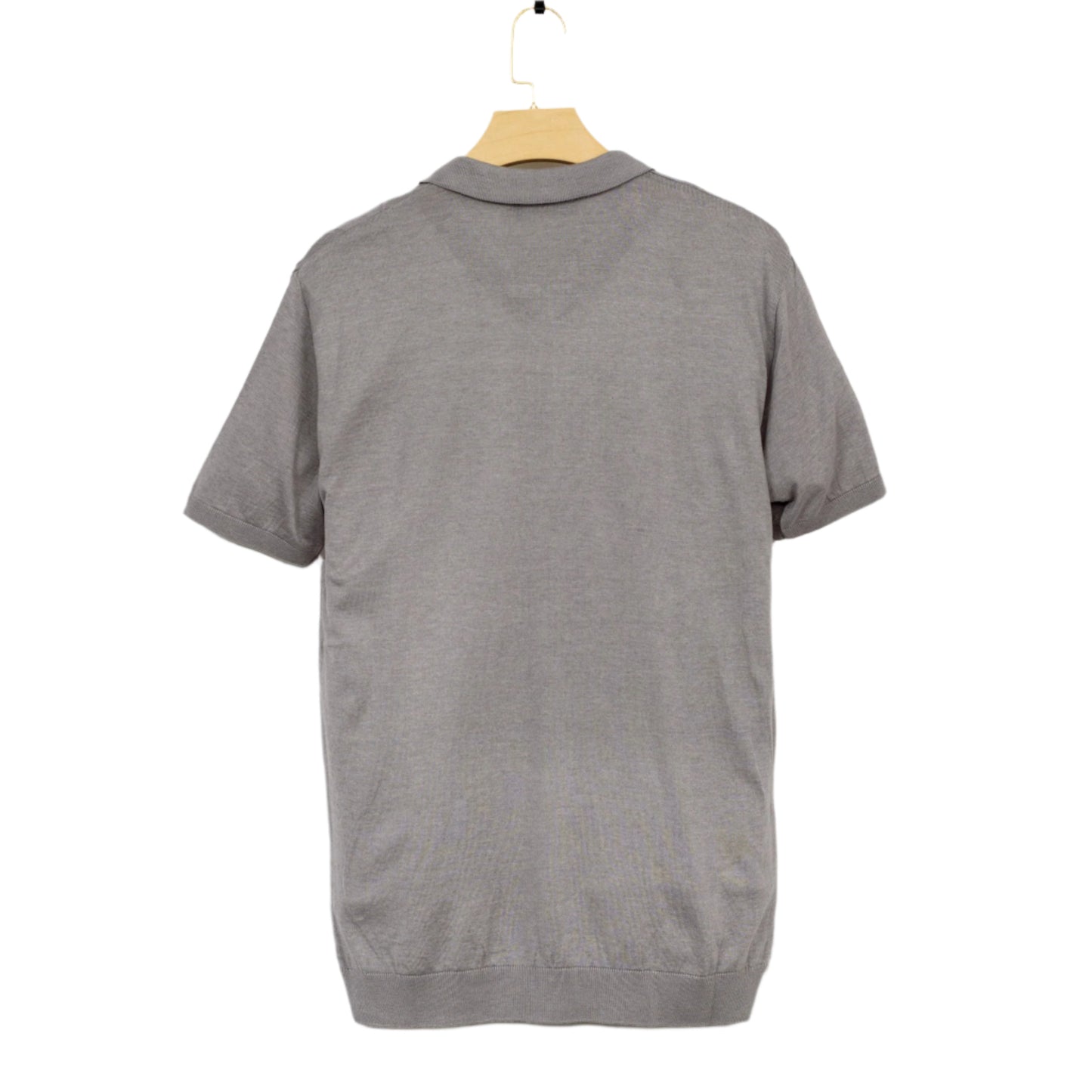 Men Solid Colour Knit Polo Shirts