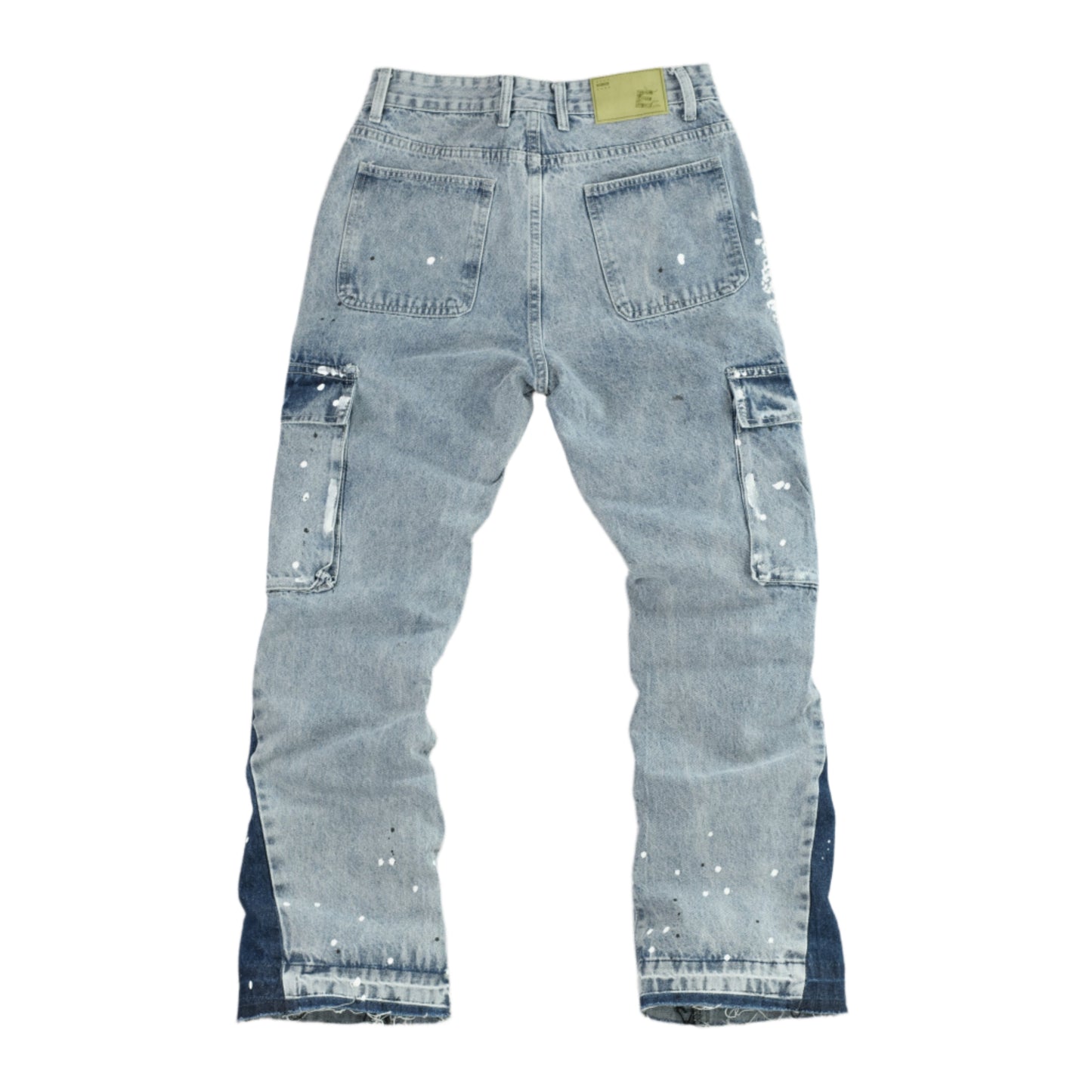 Urban Splatter Slim Flare Cargo Jeans ONLY