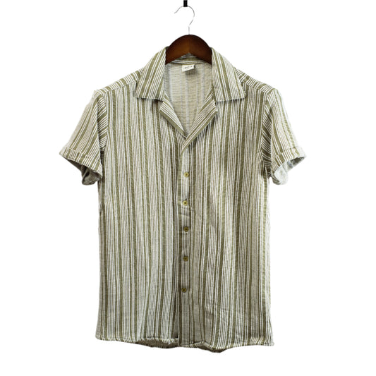 Complo Revere Collar Pin Stripe Shirt
