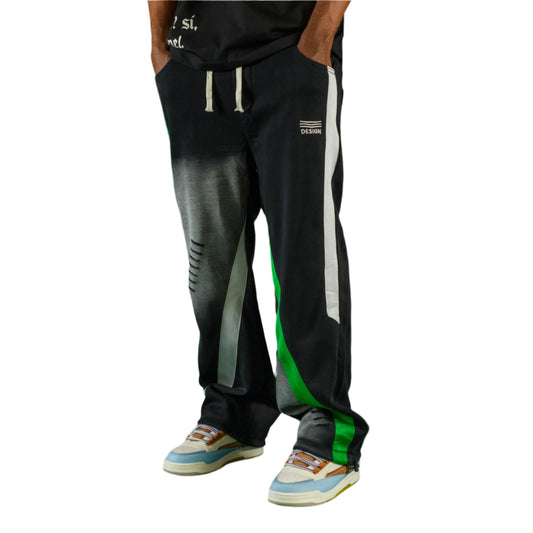 Gradient Striped Joggers ONLY