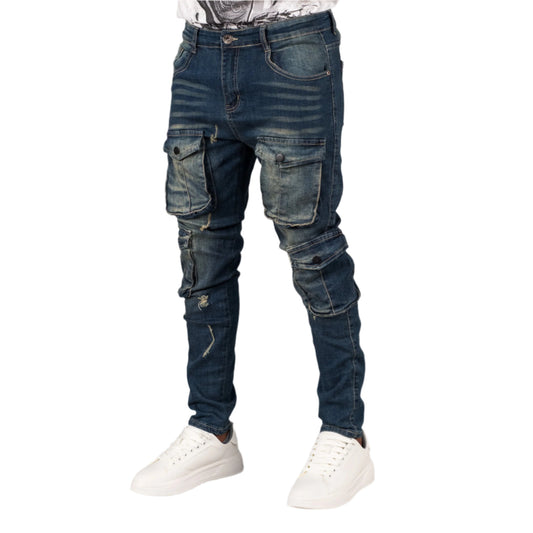 Purple Brand Vintage Cargo Denim Jeans